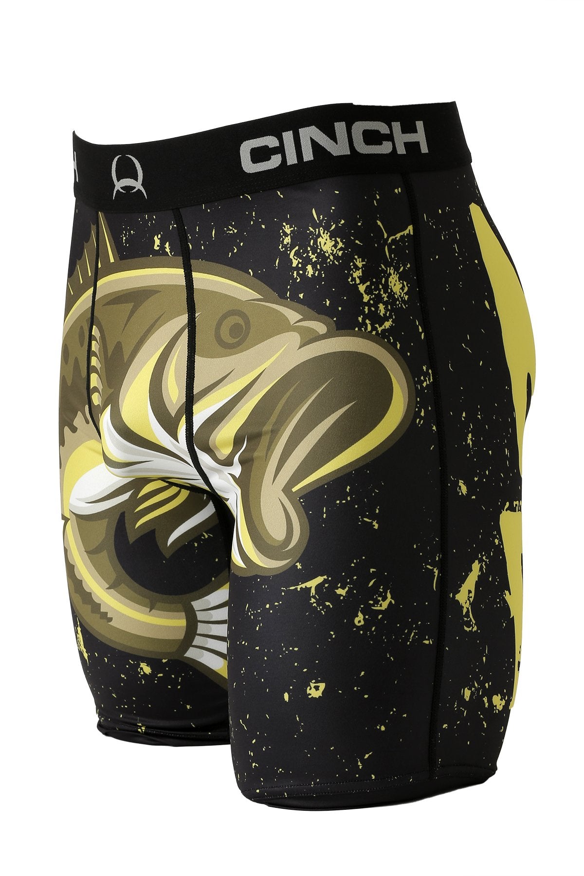 Cinch Mens Bass Print 9" Boxer Briefs