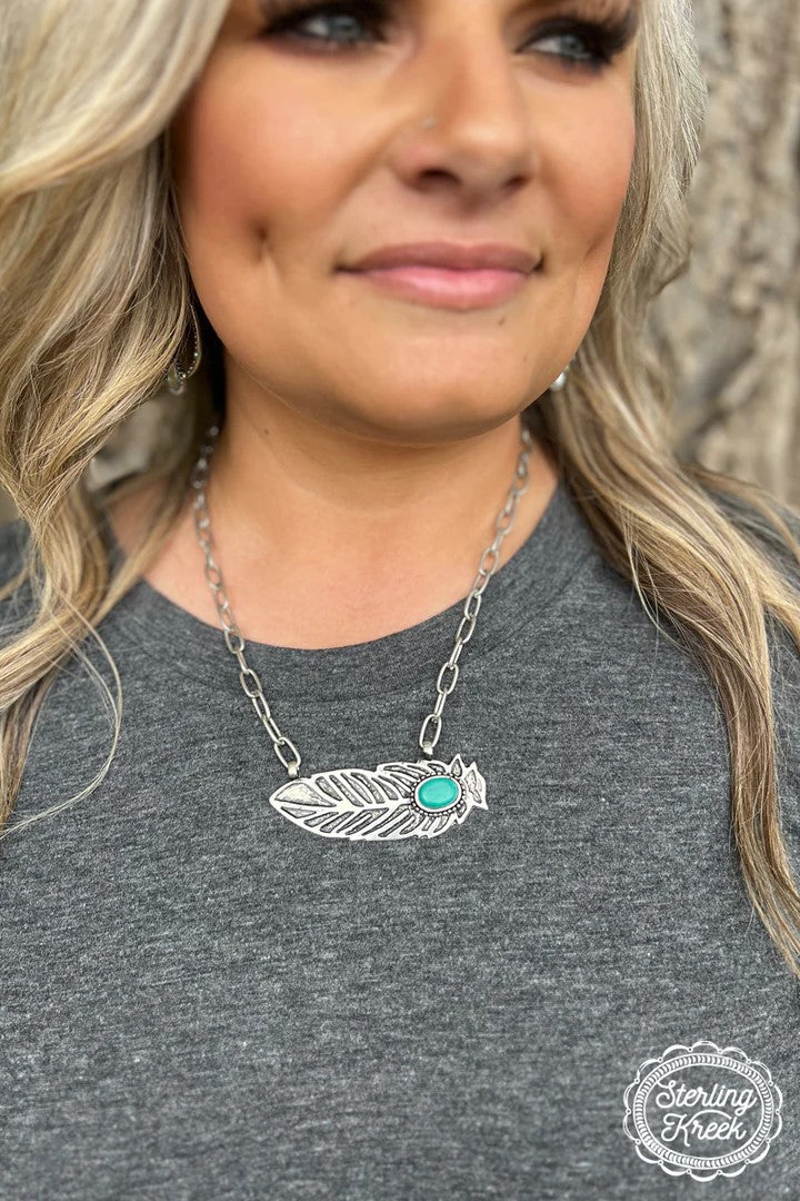 The Feather One Piece at a Time Necklace