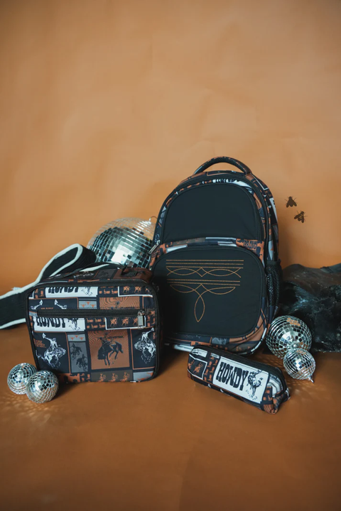 The Packmule Howdy Backpack/Lunchbox/Pencil Pouch