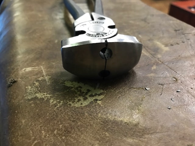 The Bullnose Saddle Plier by Moore Maker