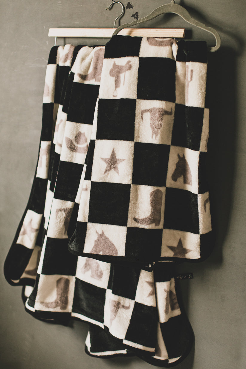 The Square up Sheriff Blanket (Two Sizes)
