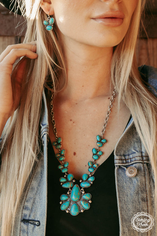 The Stagecoach Trail Necklace and Earrings
