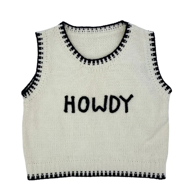 The Howdy Sweater Vest