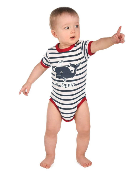 Lil' Squirt Whale Infant Creeper Onesie