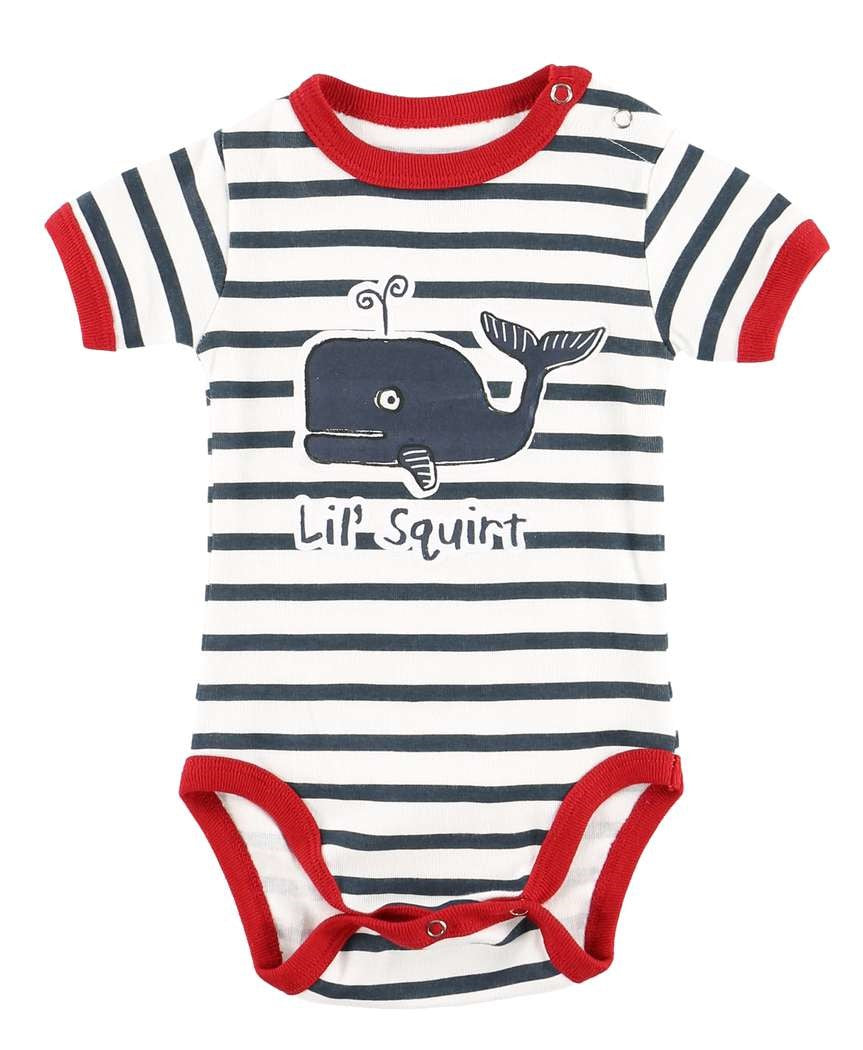Lil' Squirt Whale Infant Creeper Onesie