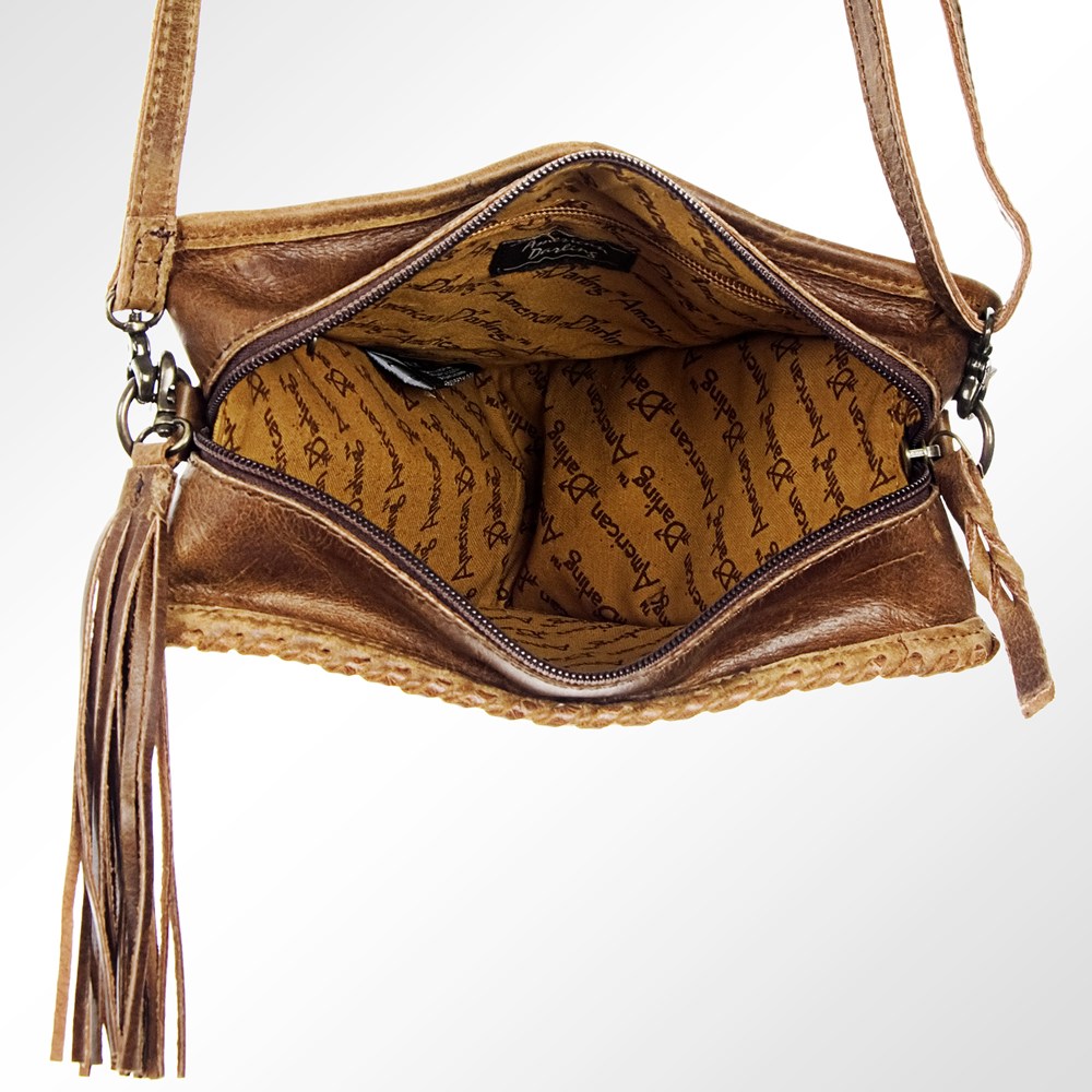 American Darling Tooled Purse with Fringe – Be True Western & Boutique