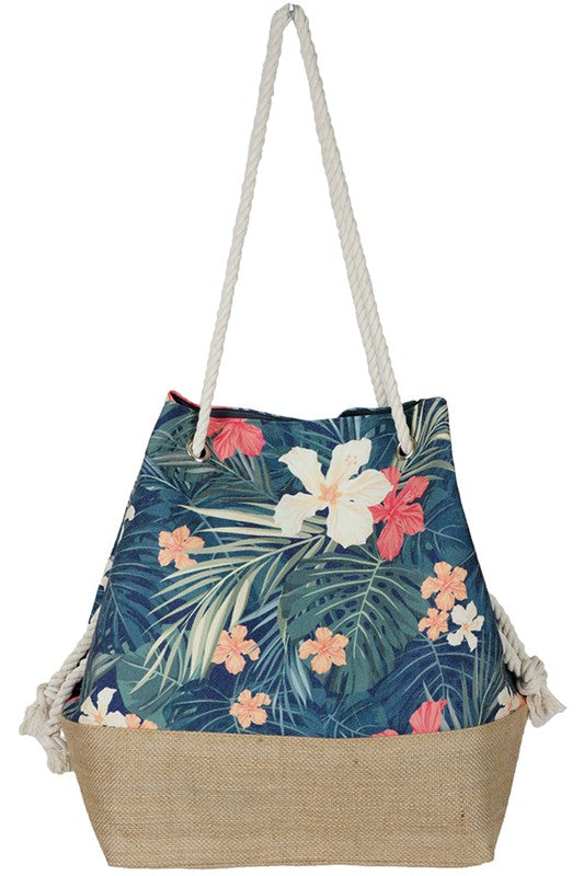 Tropical Flower Pool Bag