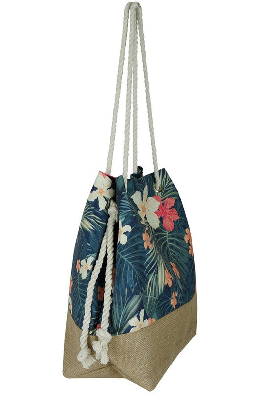 Tropical Flower Pool Bag
