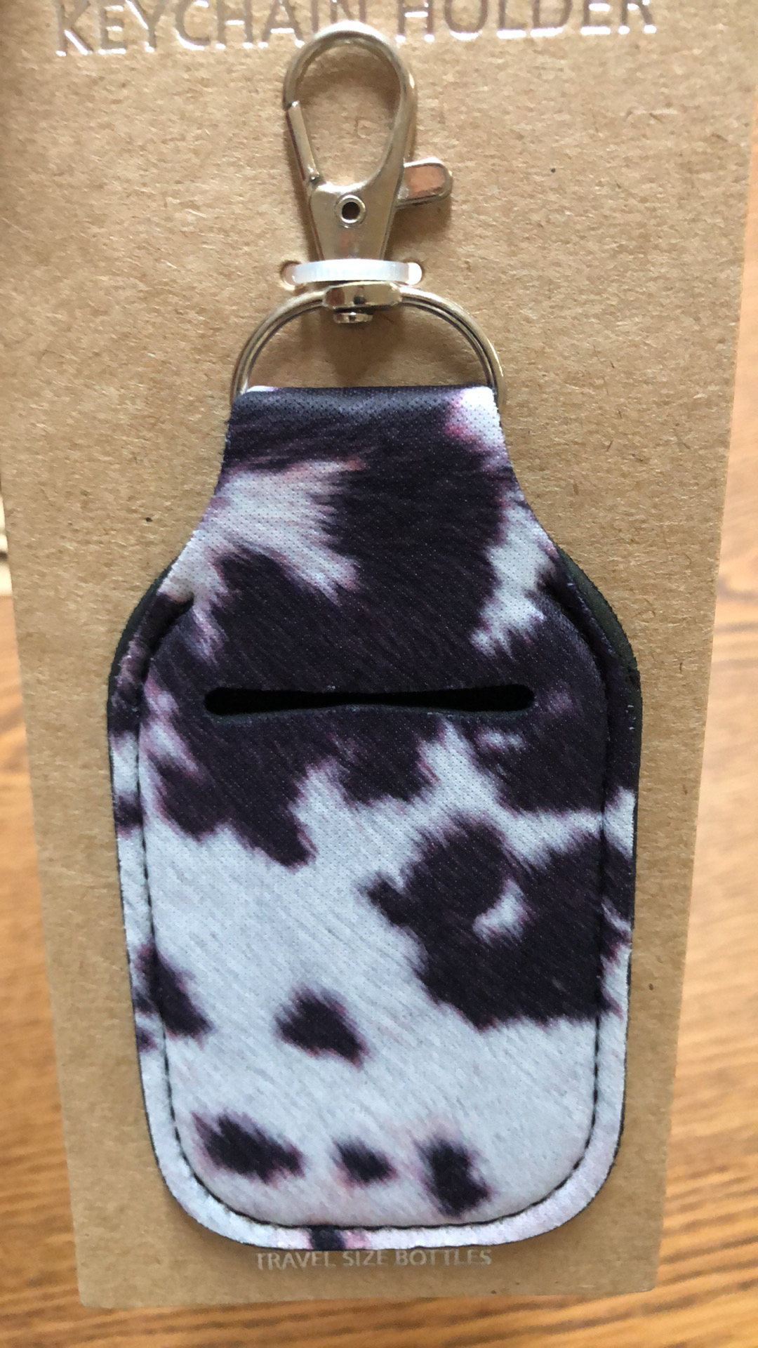 Cowprint Keychain