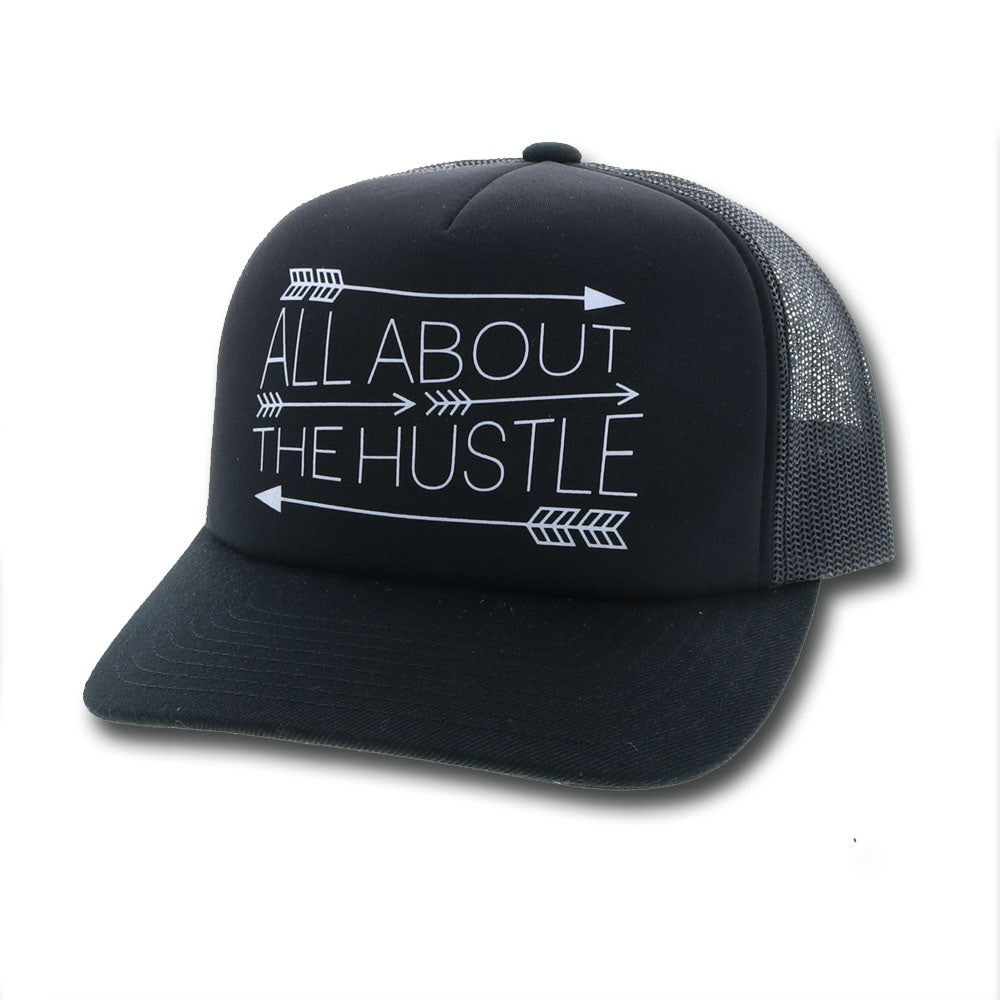 HOOey Hustle Black Trucker Hat