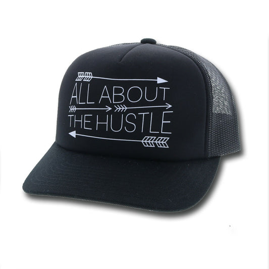 HOOey Hustle Black Trucker Hat