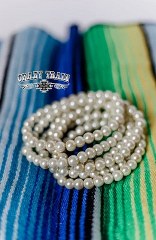 Crazy Train Perfect Pearls #3 Arm Candy Bracelet