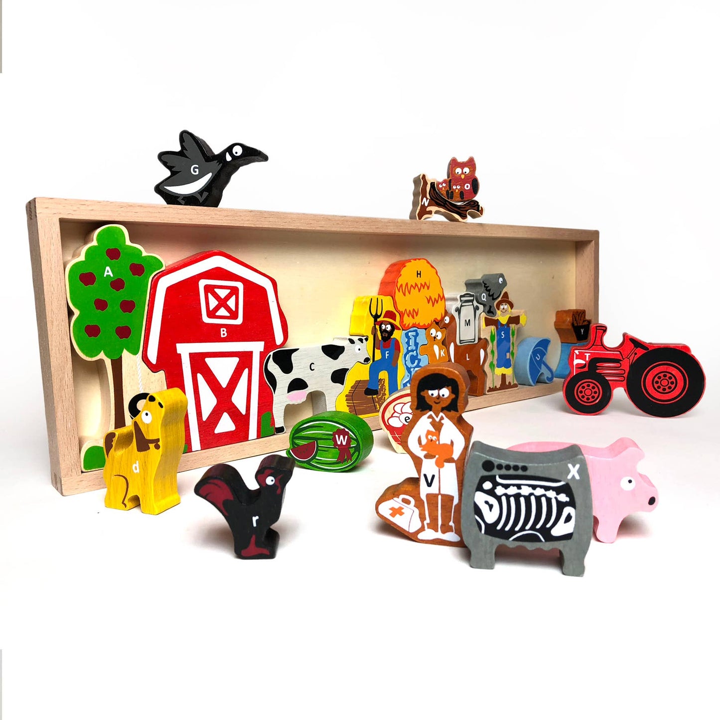 Farm A to Z Puzzle & Playset