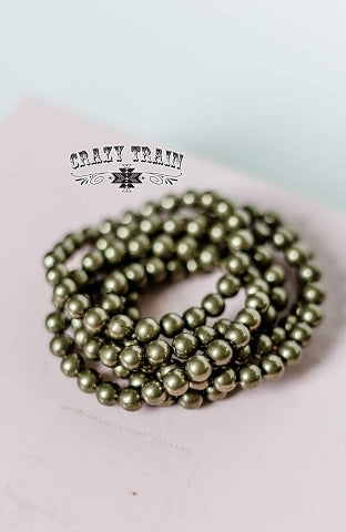 Crazy Train Army Green #56 Arm Candy Bracelet