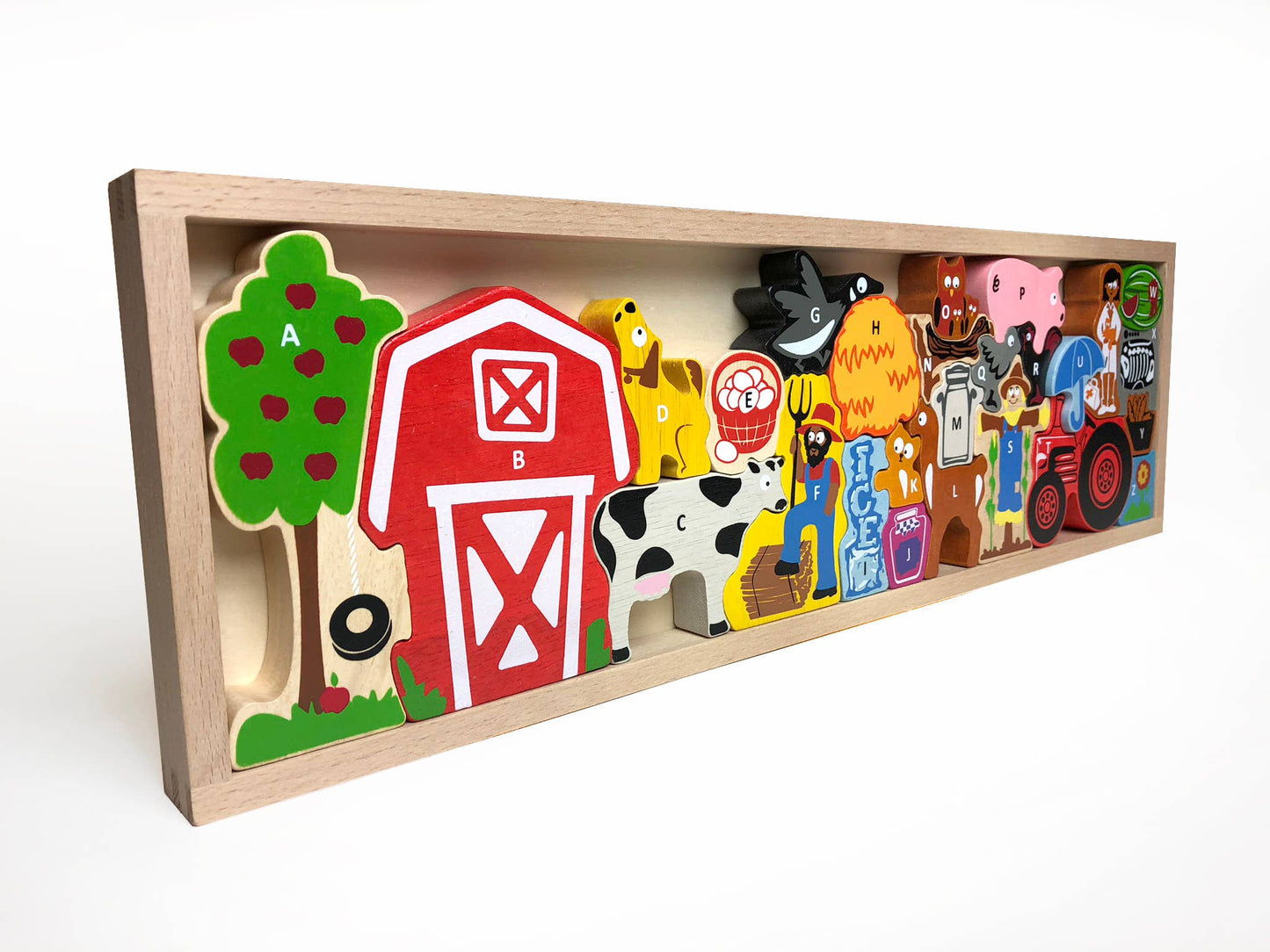 Farm A to Z Puzzle & Playset