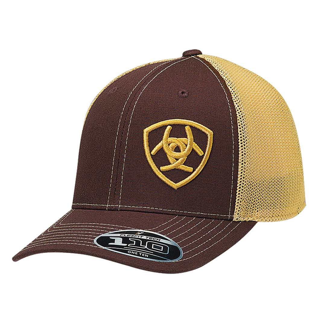 Men's Ariat Brown Logo Snapback Cap/Hat