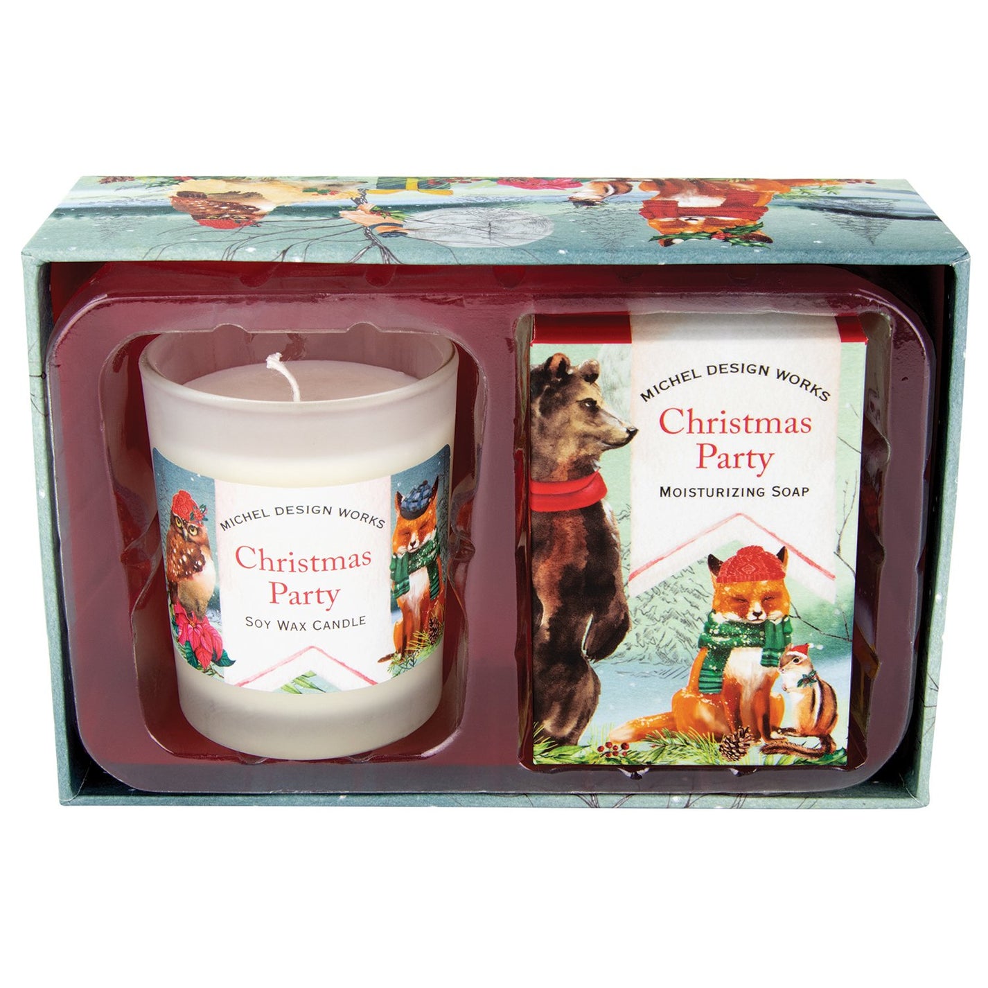 Michel Design Works Christmas Party Candle and Soap Gift Set Be True