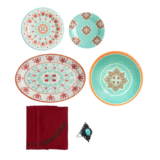 Western Melamine 20 Piece Set Dinnerware Set