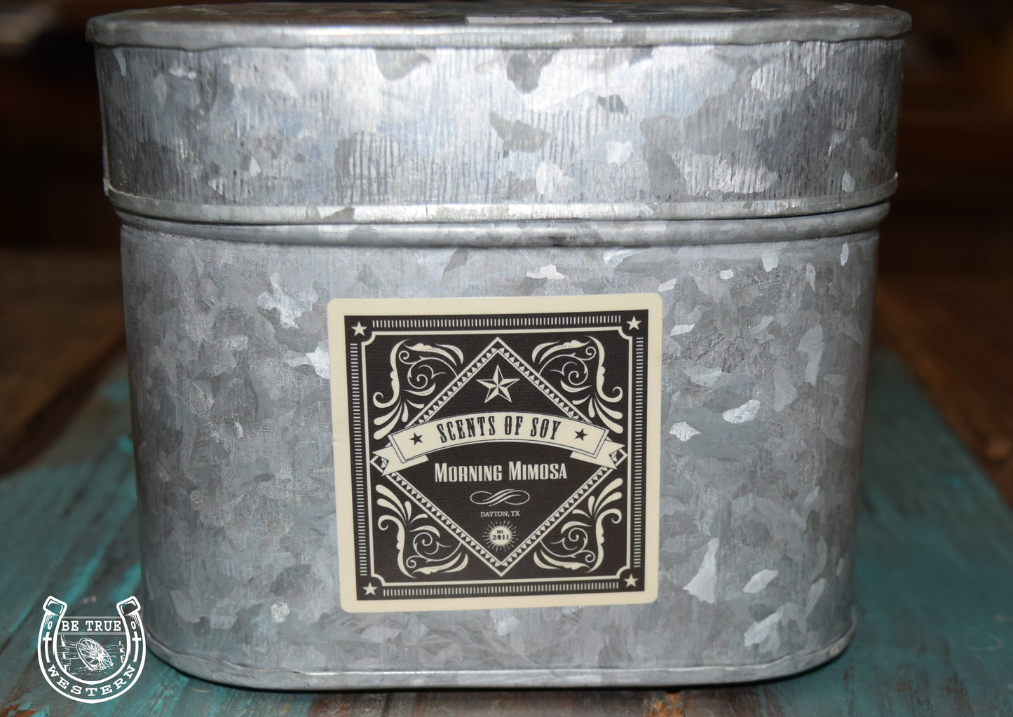 Rustic Tin Oval Soy Candle (Multiple Scents)