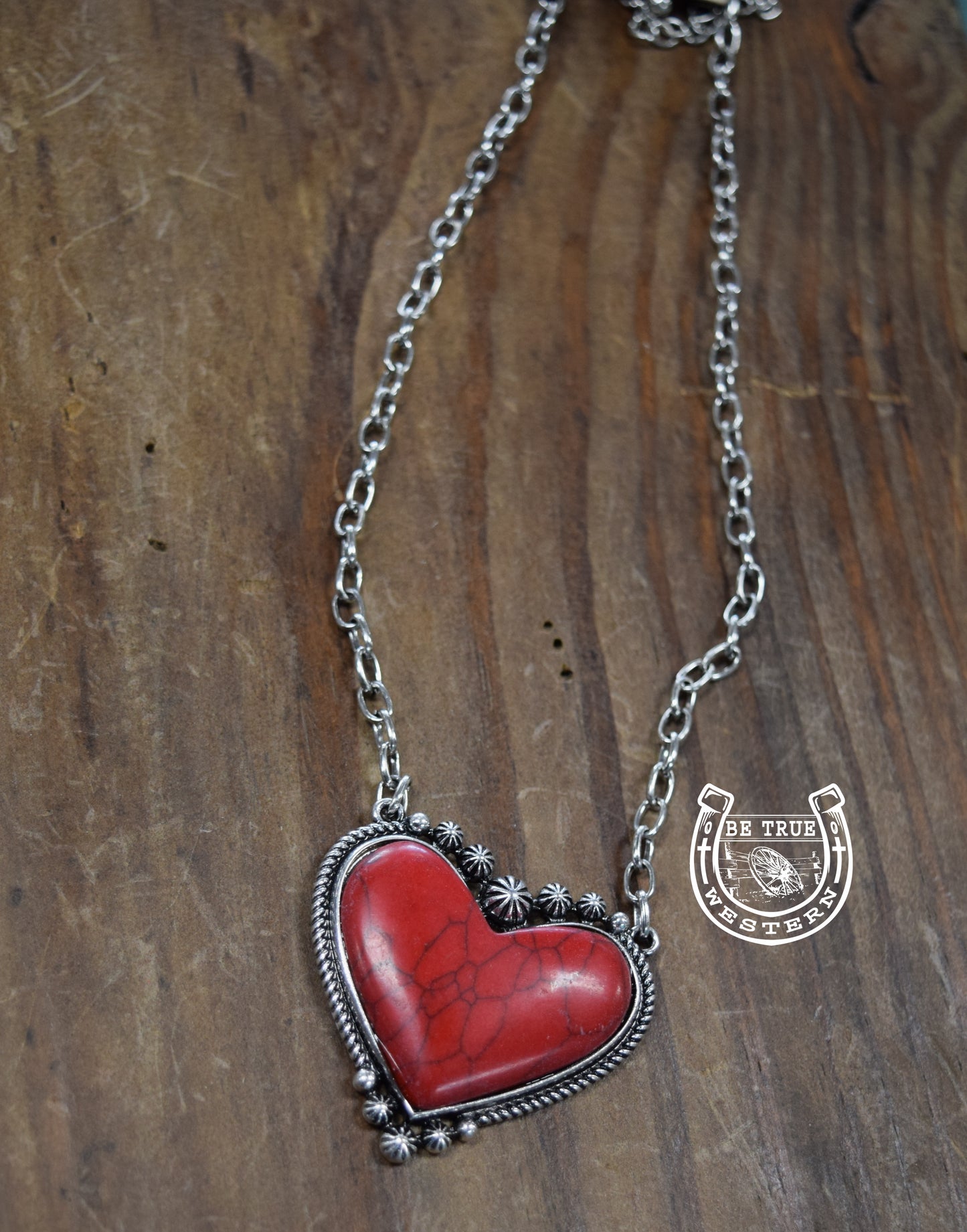 The Red Heart Necklace