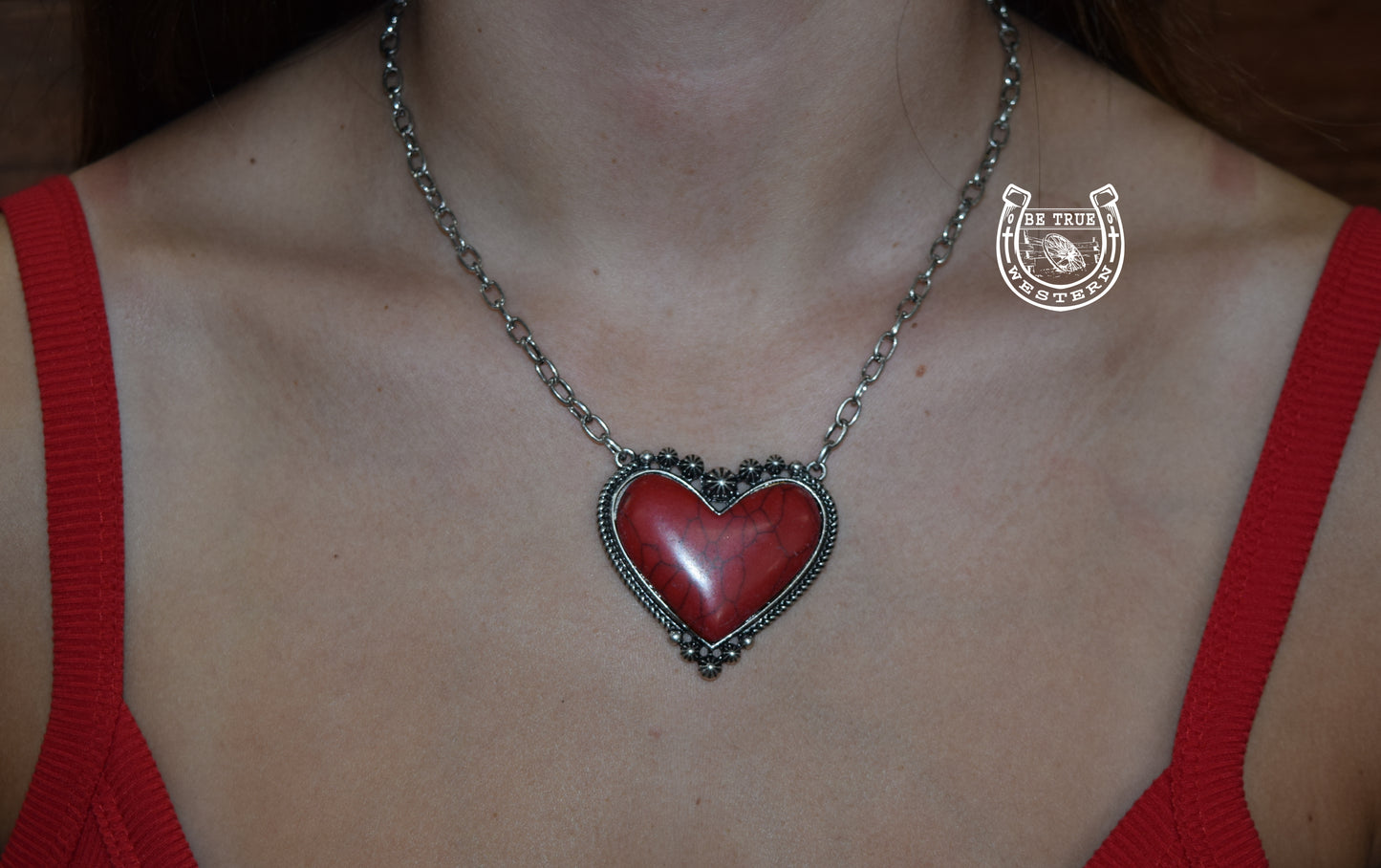 The Red Heart Necklace