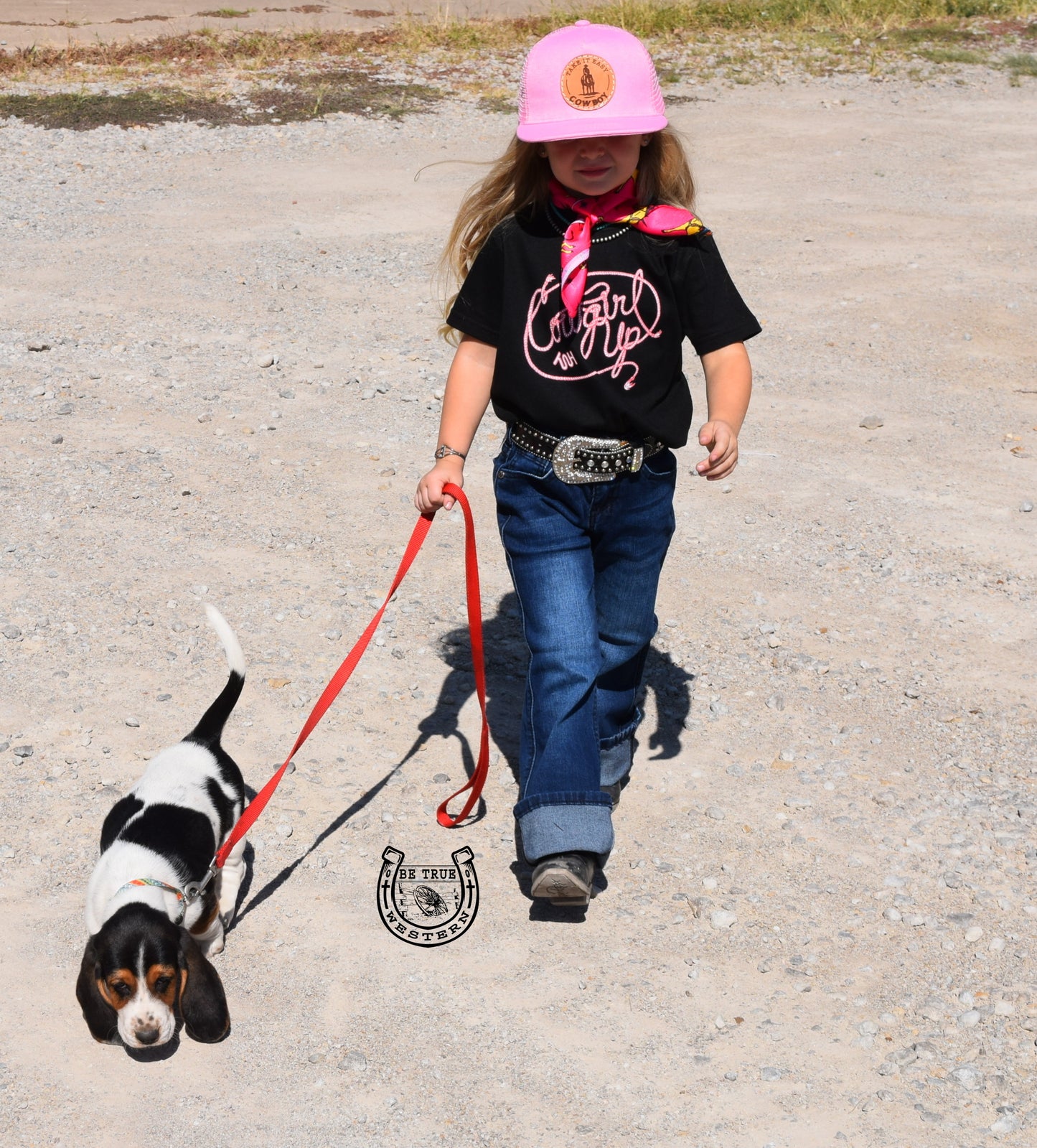 The Cowgirl Up Kids Graphic Tee