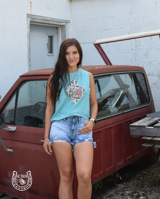 The Aztec Cowgirl Crop Top