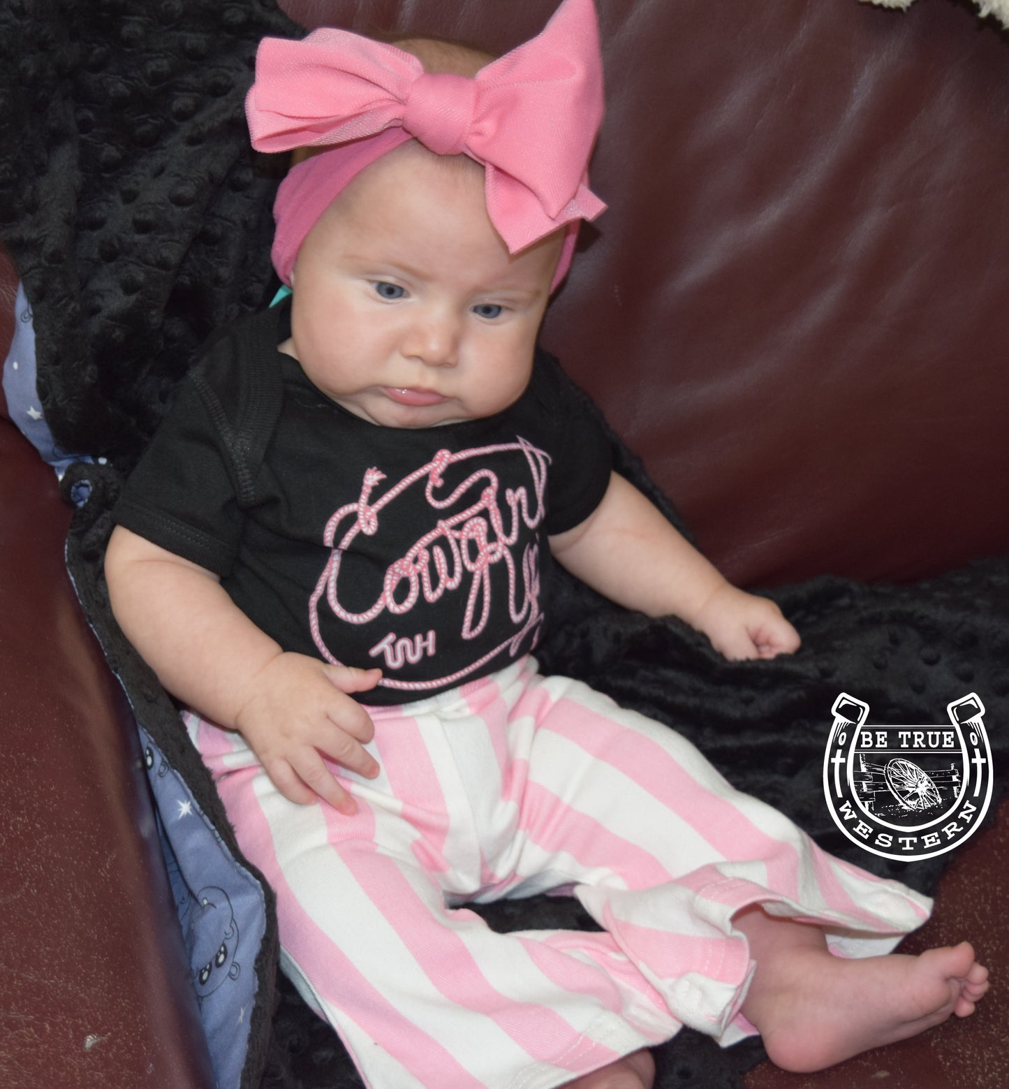 The Cowgirl Up Graphic Onesie