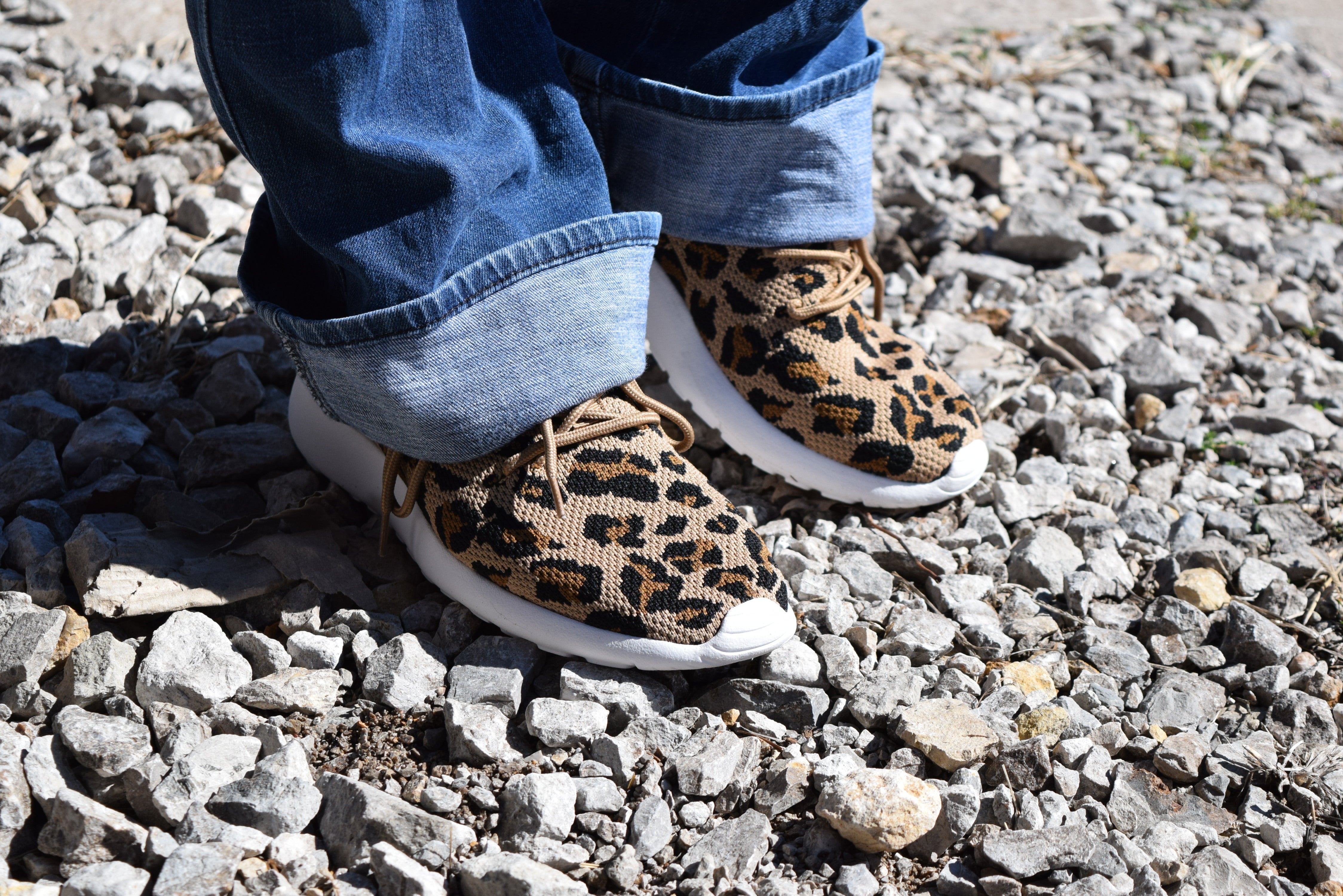 Leopard on sale tennis shoes