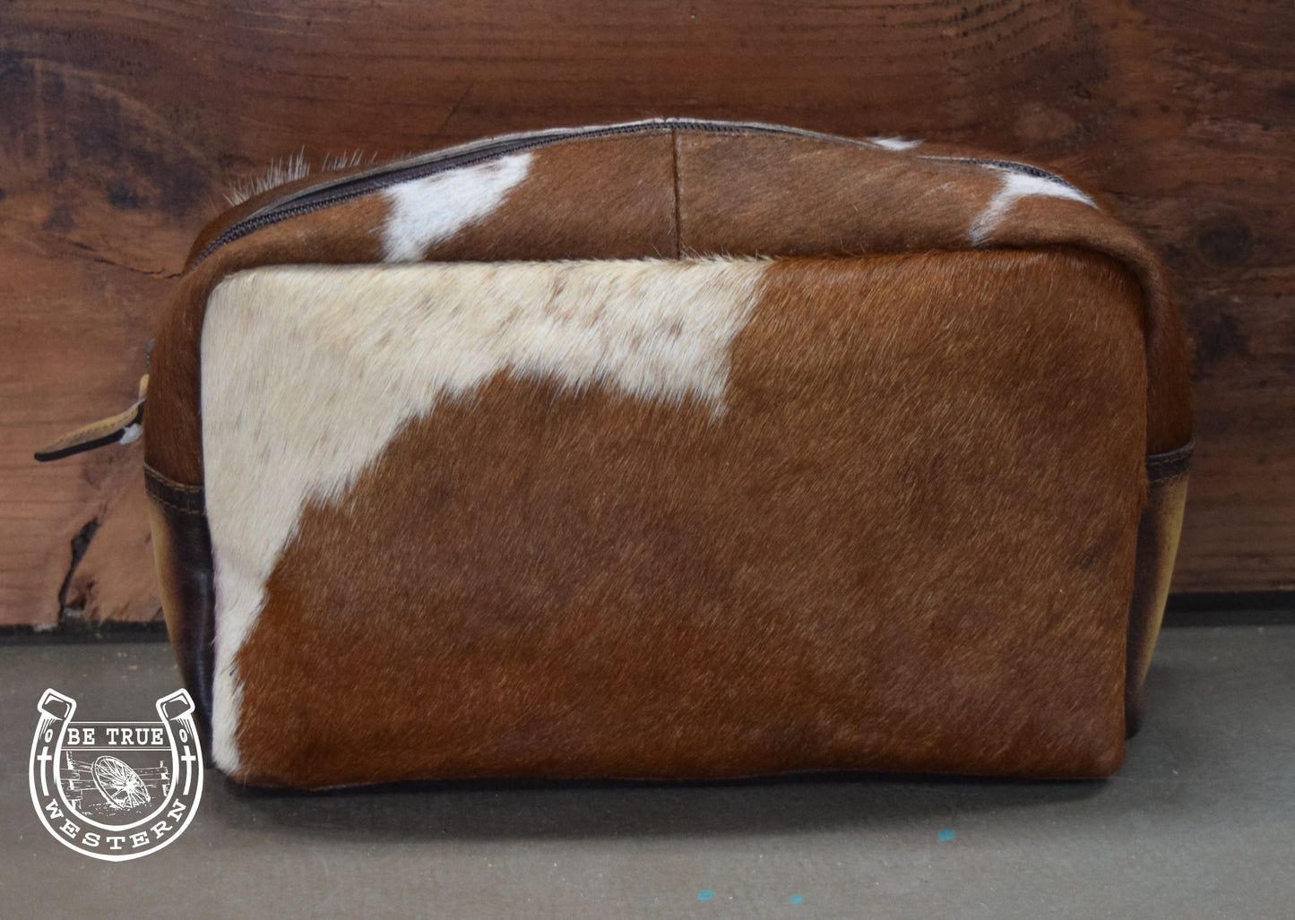 The American Darling Cowhide Cosmetic/Shave Bag