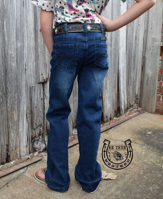 Cowgirl Tuff Girls Faithful Bootcut Jeans