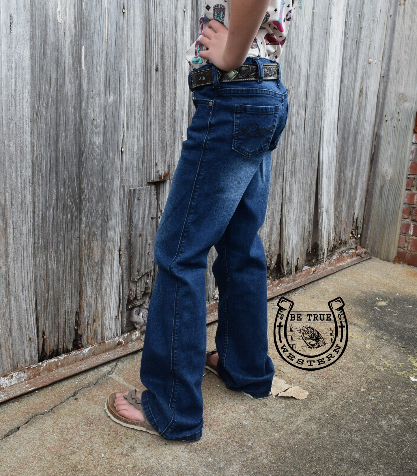 Cowgirl Tuff Girls Faithful Bootcut Jeans