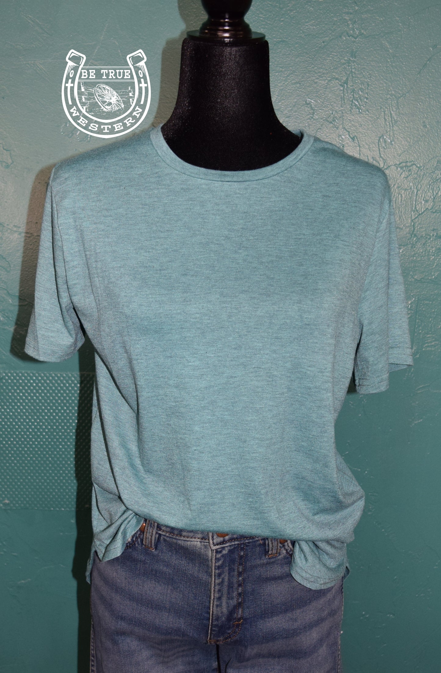 The Pefect Teal Basic Top