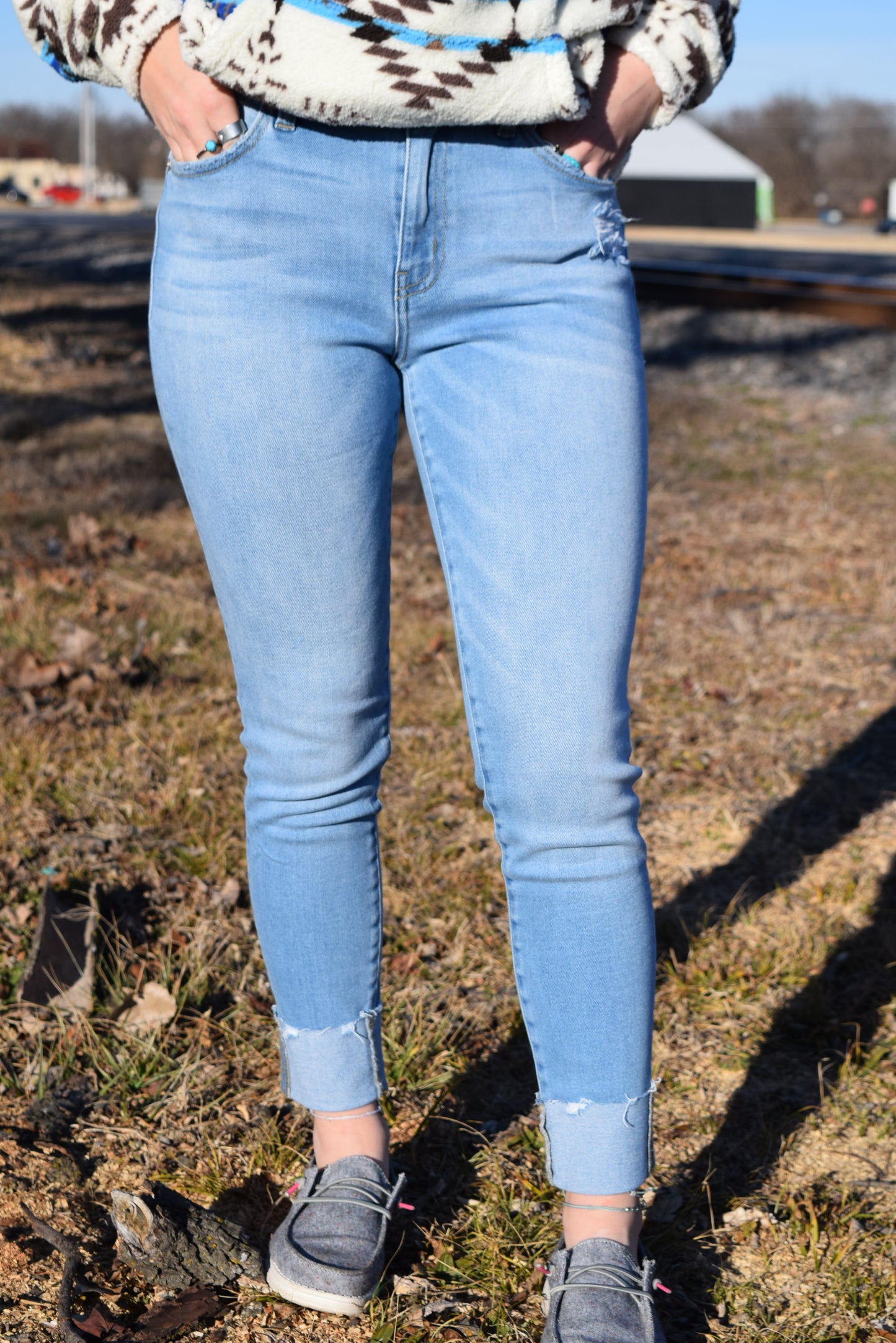 The Remy High Rise Ankle Kancan Skinny Jeans