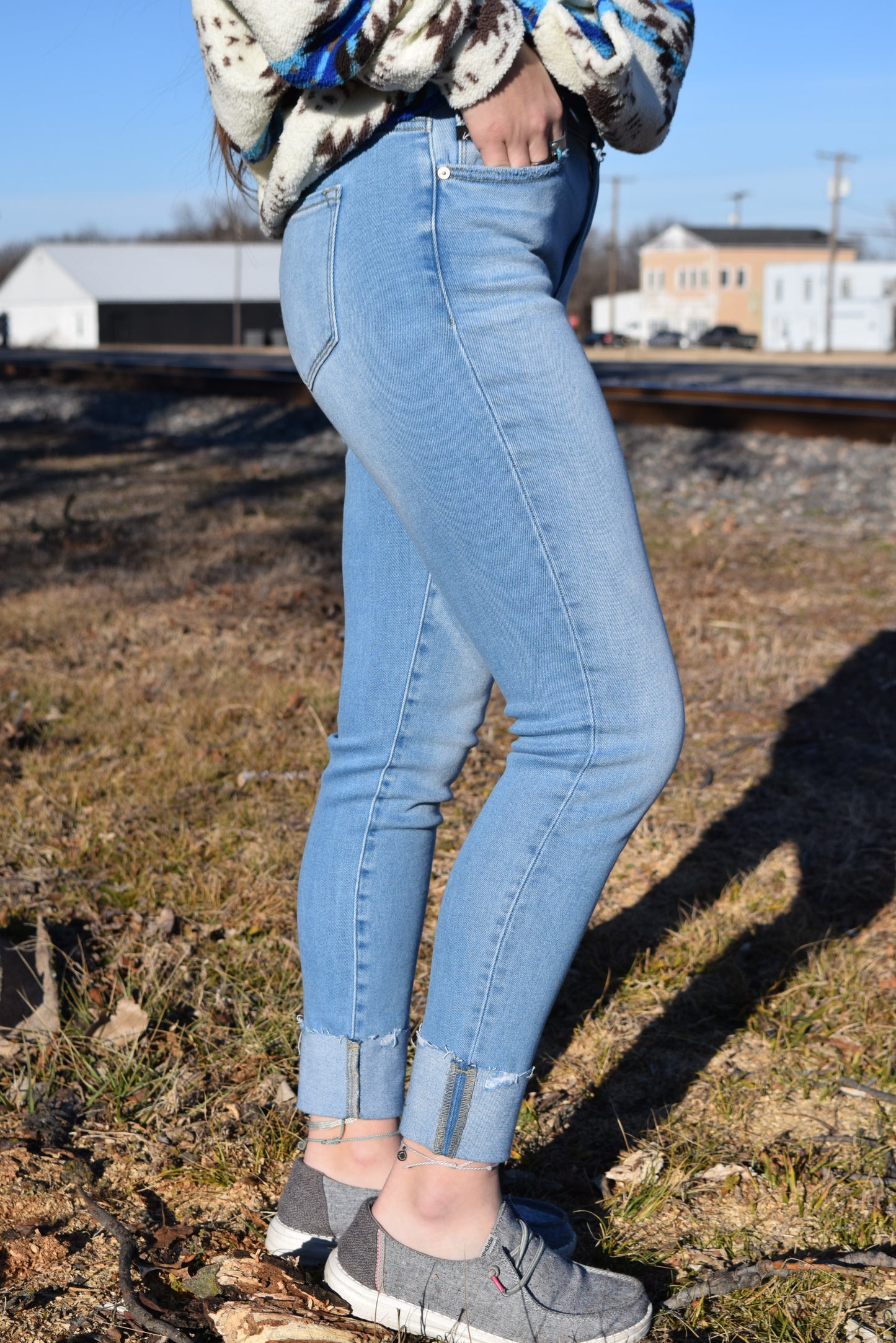 The Remy High Rise Ankle Kancan Skinny Jeans