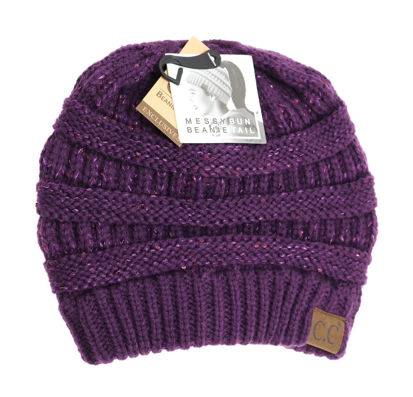 Beanie Tail CC Sequin Beanie- (MULTIPLE COLORS)