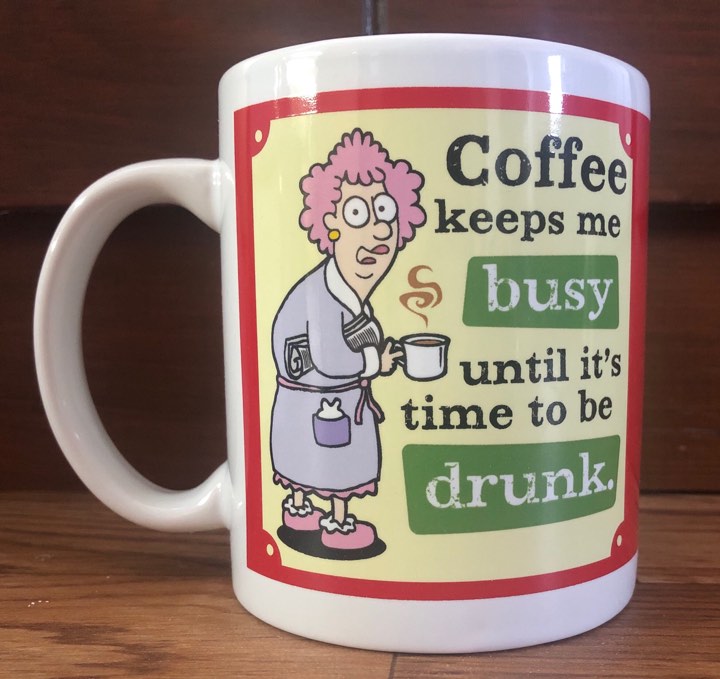 Leanin' Tree Coffee Keeps Me Busy Gift Mug