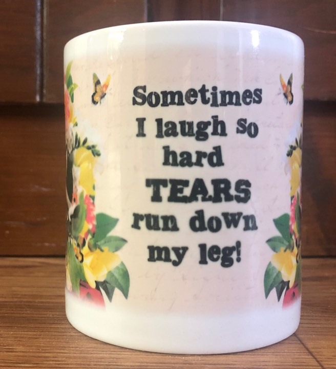 Leanin' Tree Tears Run Down Gift Mug