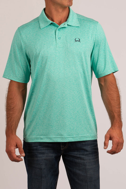 Cinch Men's Arena Flex Teal Short Sleeve