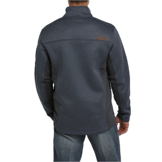 The Cinch Mens Navy Sweater Jacket