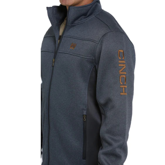 The Cinch Mens Navy Sweater Jacket