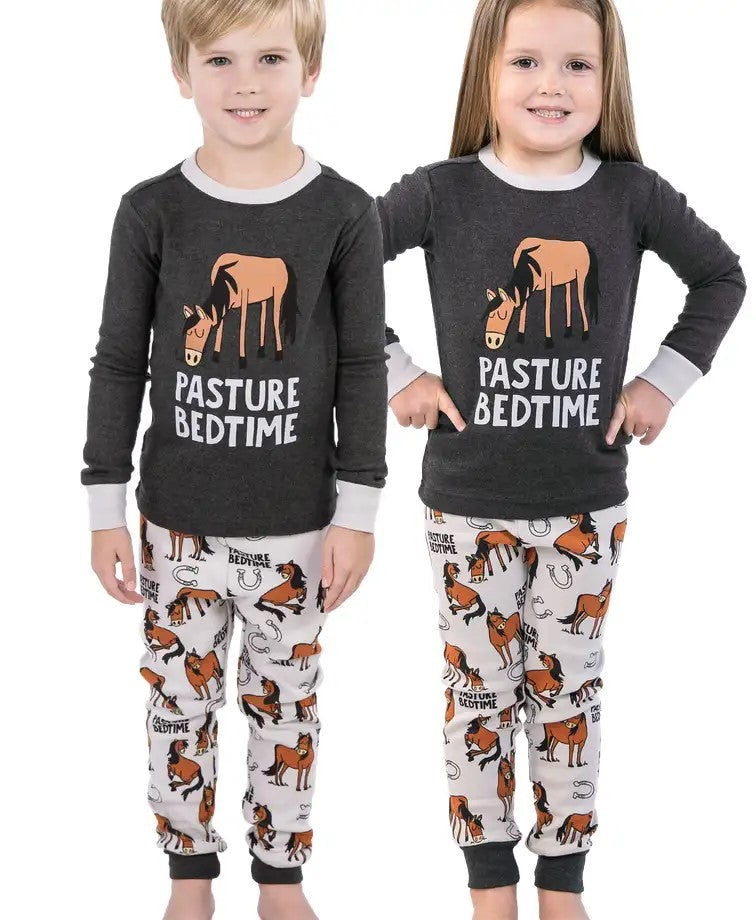Pasture Bedtime Horse Kid PJ Set