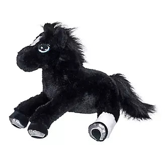 Boogie The Black Plush Horse