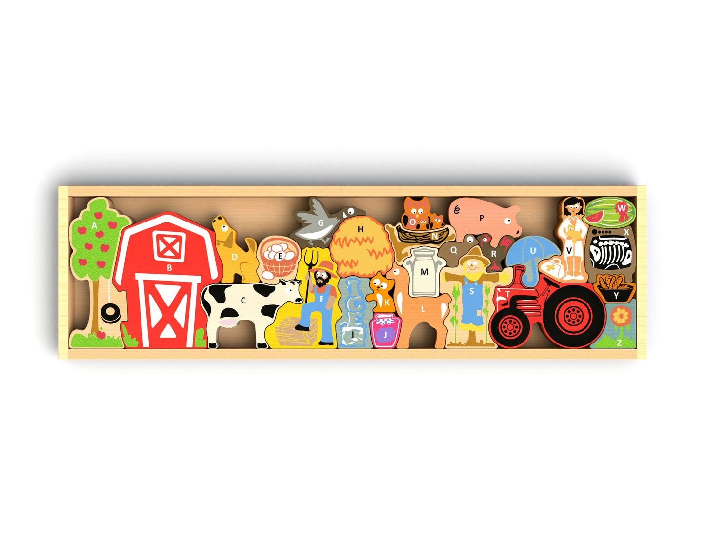 Farm A to Z Puzzle & Playset