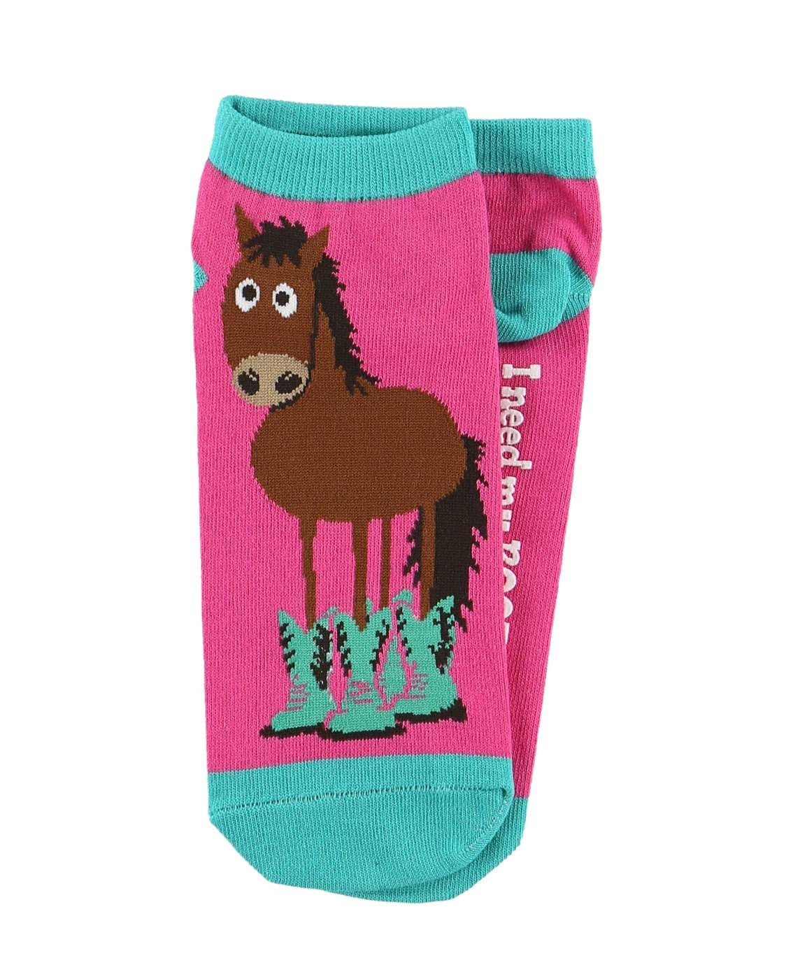 Booty Sleep Horse Women's Slipper Sock