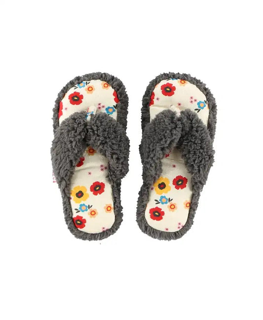 Rise & Shine Flowers Spa Slippers