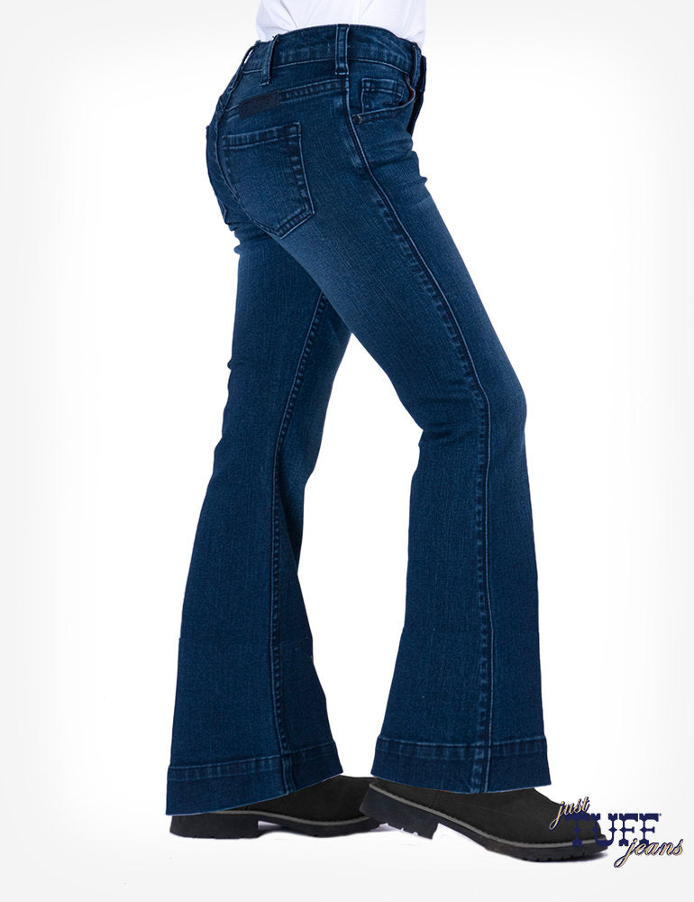 Rock & Roll Denim Girls' Cheetah Print Trouser Jeans | Mall of America®