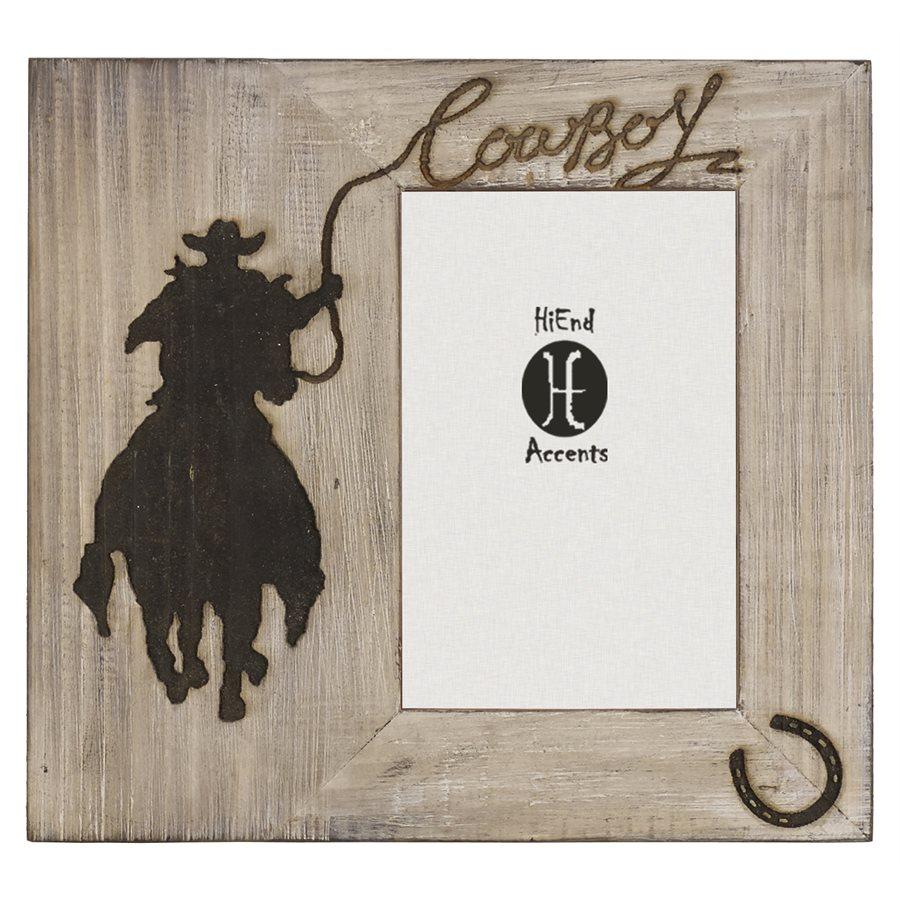 The Wooden Cowboy Picture Frame