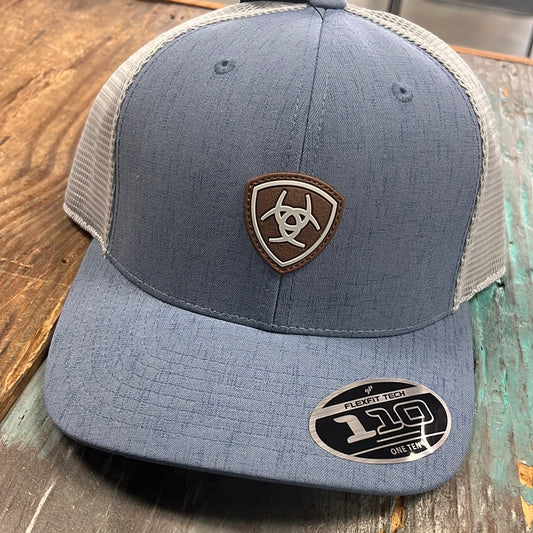 Men's Ariat Light Blue Logo Snapback Cap/Hat
