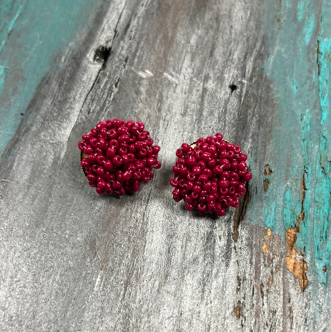 Throw The Confetti Red Studs